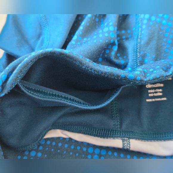 Adidas Climalite Mid Rise 3/4 Leggings Size Small (8/10) - Picture 9 of 16